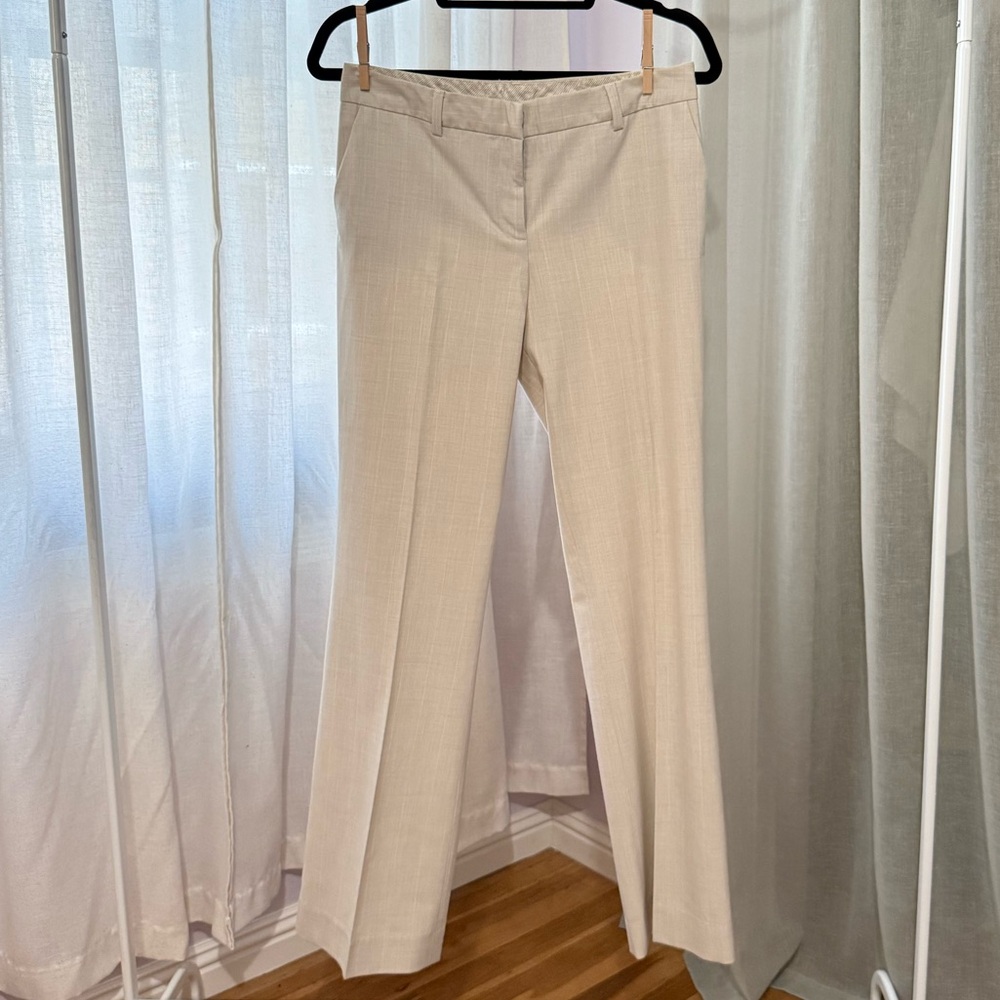 Isaac Mizrahi For Target (Beige with Thin Aqua Stripes)